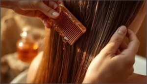 applying the honey mixture evenly applying the honey mixture evenly