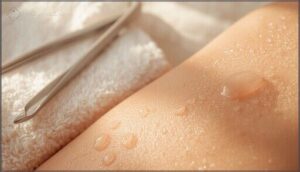 avoid picking or tweezing ingrown hairs avoid picking or tweezing ingrown hairs