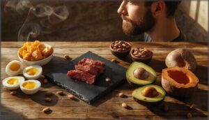 biotin-rich foods for facial hair support