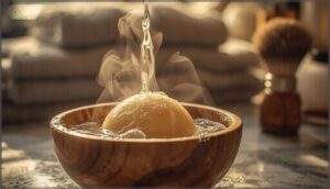 blooming the soap (optional step) blooming the soap (optional step)