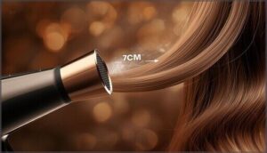 blow-drying with concentrator nozzles blow-drying with concentrator nozzles