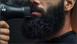 blow drying with low heat and comb technique blow drying with low heat and comb technique