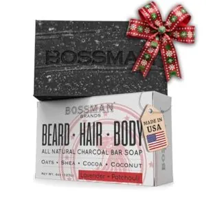Bossman 4 in 1 Charcoal Soap Bar B07MFC7MJ7