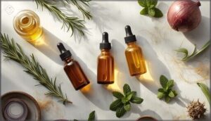 botanical oils (rosemary, peppermint, onion juice) botanical oils (rosemary, peppermint, onion juice)