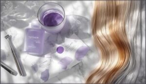 choosing the right toner for brassy hair