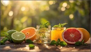 citrus and fresh scented balms