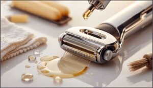 cleaning, oiling, and maintaining razor blades