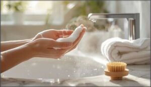 cleansing and exfoliating the face cleansing and exfoliating the face