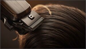 cutting against hair growth for best results