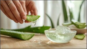 direct application of fresh gel direct application of fresh gel