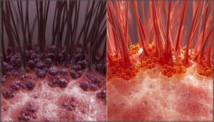 eumelanin vs. pheomelanin in hair follicles eumelanin vs. pheomelanin in hair follicles