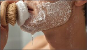 exfoliate and cleanse the skin exfoliate and cleanse the skin