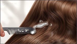 focusing on hair ends, not roots focusing on hair ends, not roots