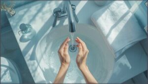 gentle exfoliation and hygiene