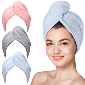 Hicober Microfiber Hair Towel,Turbans for B08S31RWBK
