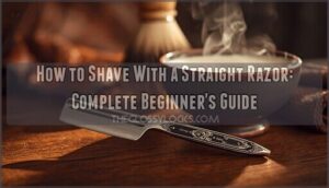 how to shave with a straight razor