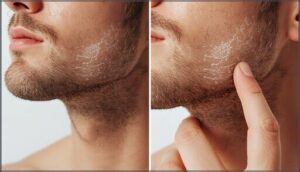 identifying hair growth patterns on face and body