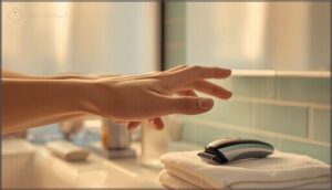 keep skin taut while trimming keep skin taut while trimming