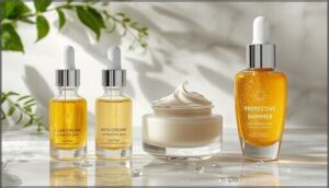 layering serums, creams, and sunscreen layering serums, creams, and sunscreen