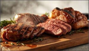 lean meats (chicken, beef, turkey) lean meats (chicken, beef, turkey)