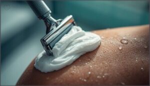 limiting razor passes over each area limiting razor passes over each area