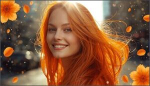 maintaining vibrant orange hair color maintaining vibrant orange hair color