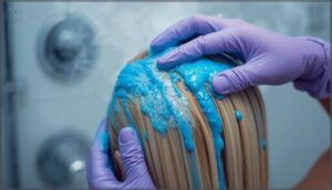 massaging and letting it sit massaging and letting it sit