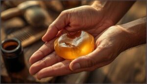 melting balm in your hands melting balm in your hands