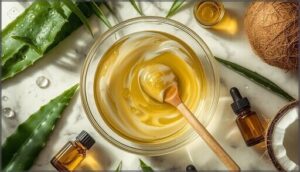 mixing aloe vera with oils mixing aloe vera with oils