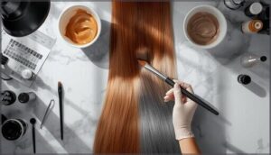 mixing and applying color evenly mixing and applying color evenly