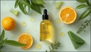 natural astringents (witch hazel, bergamot oil) natural astringents (witch hazel, bergamot oil)
