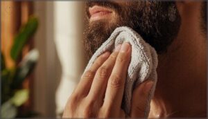 pat dry with a clean towel pat dry with a clean towel