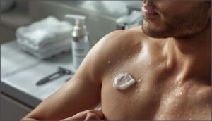 post-shave care and moisturizing