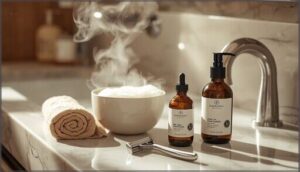 preparing for a comfortable shave preparing for a comfortable shave