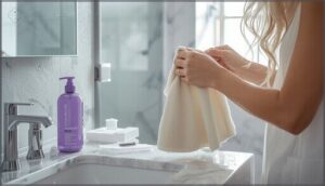 preparing hair for application preparing hair for application