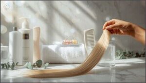 preparing hair for toner preparing hair for toner