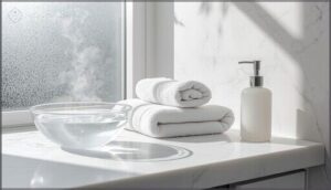 preparing skin before application