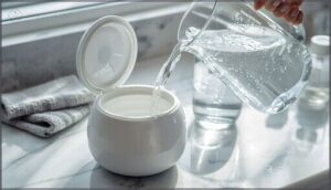 preparing the water reservoir preparing the water reservoir