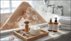 preparing your legs for against-the-grain shaving preparing your legs for against-the-grain shaving