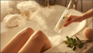 preparing your legs for shaving with conditioner preparing your legs for shaving with conditioner