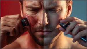 proper pressure and stroke direction proper pressure and stroke direction