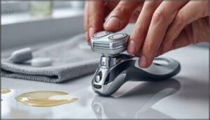 reassembling and running the razor