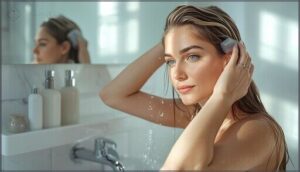 regular hair washing to prevent oil transfer regular hair washing to prevent oil transfer