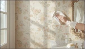 removing hairspray from wallpapered walls removing hairspray from wallpapered walls