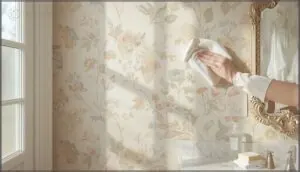 removing hairspray from wallpapered walls removing hairspray from wallpapered walls