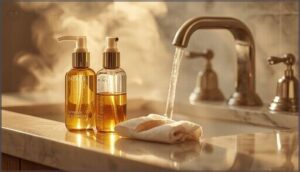 removing makeup and spf thoroughly