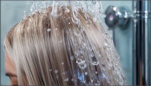 rinsing with cool water rinsing with cool water