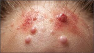 scalp pain, soreness, and lesions scalp pain, soreness, and lesions