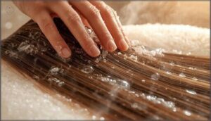 sectioning and gentle application sectioning and gentle application