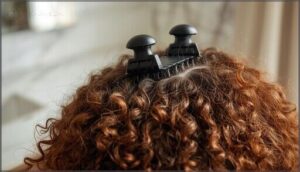 sectioning hair for even drying